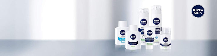 NIVEA MEN Sensitive Rasierschaum im 10er Pack (10 x 50 ml), Rasierschaum in der praktischen Reisegrö