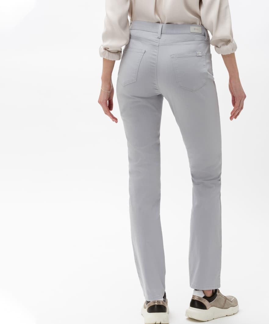 BRAX Damen Style Carola Cotton Stretch Hose 26W / 30L Grau, 26W / 30L Grau