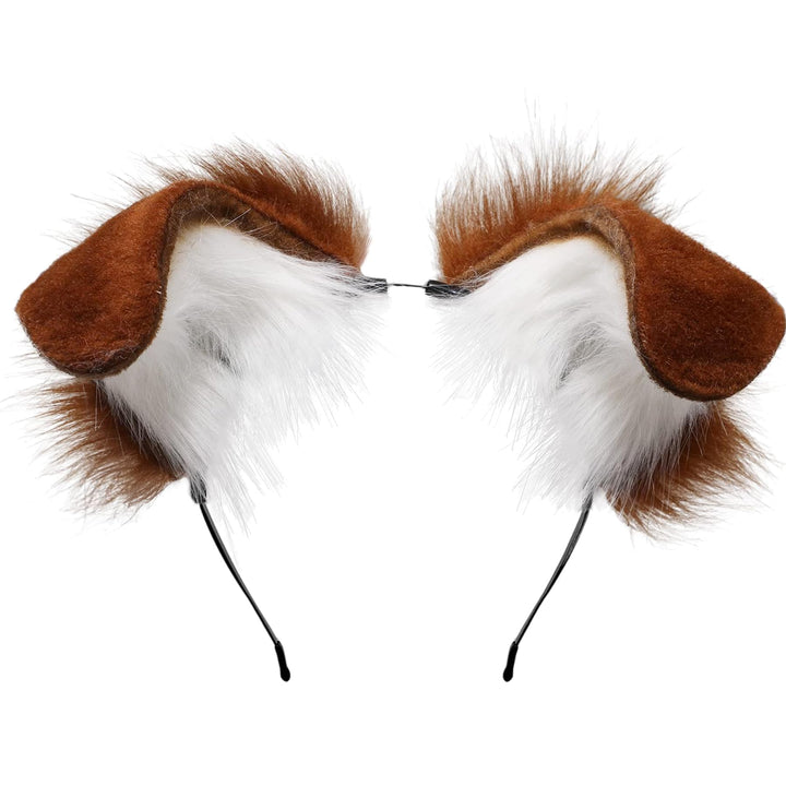 Kidukso Katzenohren Kopfbedeckung Tierohren Kopfschmuck Metall Punk Stirnband Coole Katzenohren Haar