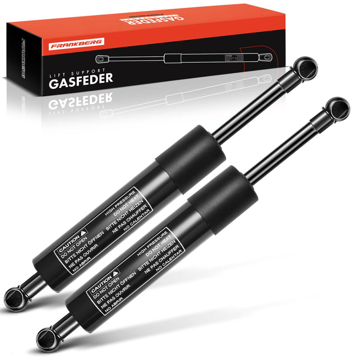 Frankberg 2x Universal Gasfeder Gasdruckdämpfer Gasdruckfeder Dämpfer 1200N 318MM 90MM Schwarz