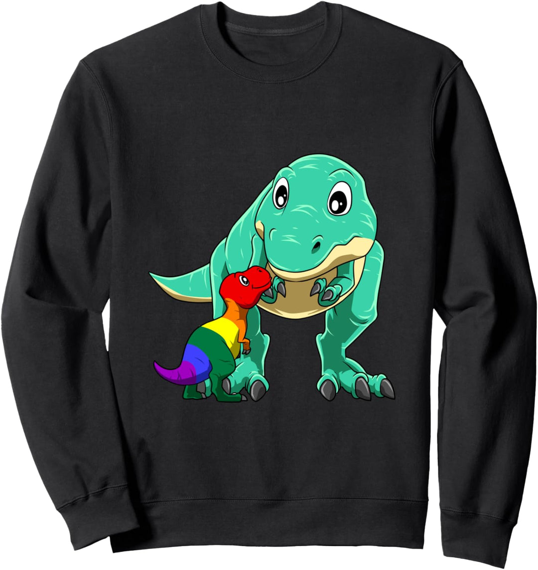 LGBTQ Stolz T-Rex Mama Homosexuell Lesbisch Sweatshirt