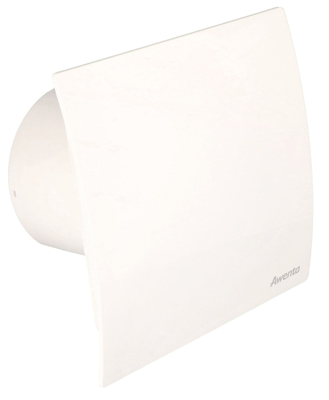 KOTARBAU® Wandlüfter Ø 100 mm Ventilator Gehäuse Silent + Abdeckung Satz Weiss Abzugssystem, Weiss