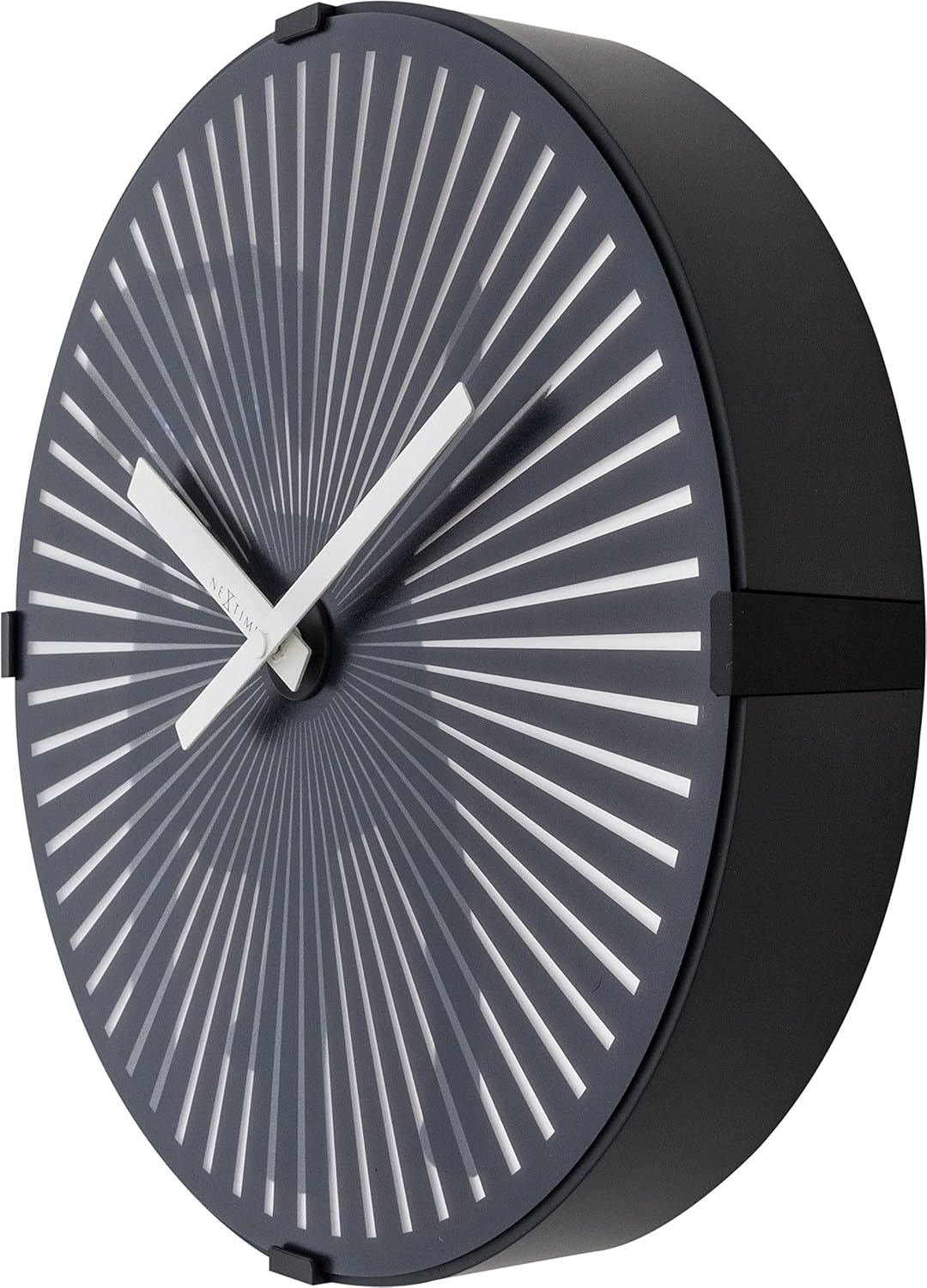Nextime - Ø 30 cm - Kunststoff - Schwarz - 'Dog'
