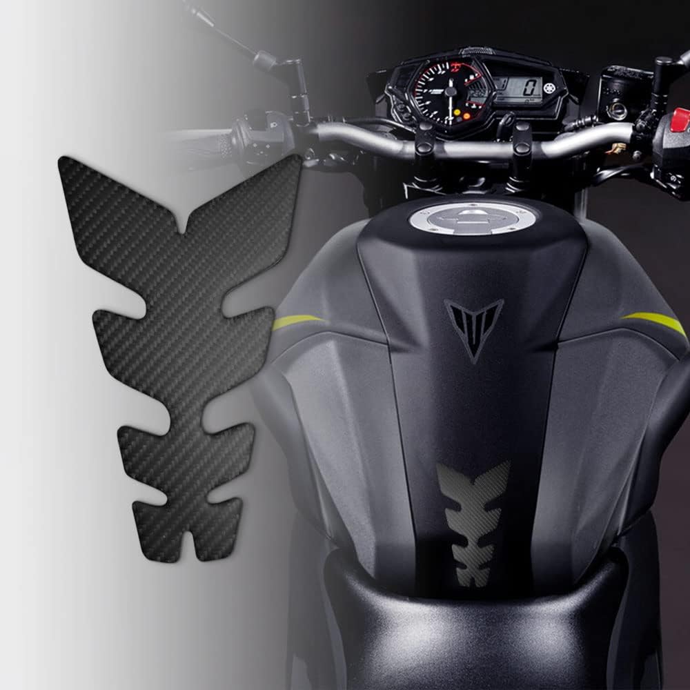 4R Quattroerre.it 18234 Tankpad 3D Motorrad Tankschutz echte Kohlefaser für Ducati Panigale, 10.5 x