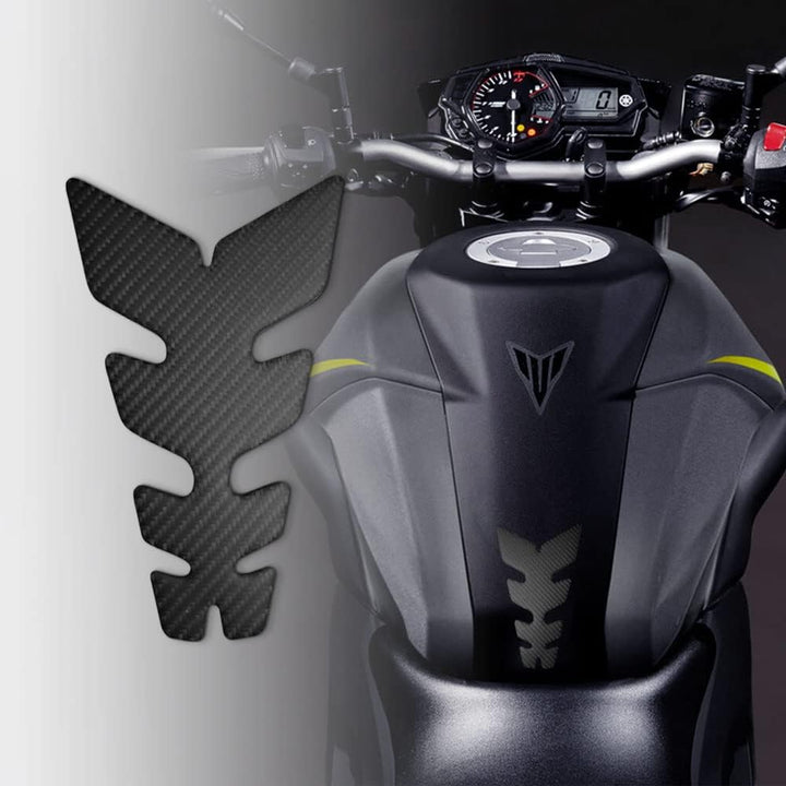 4R Quattroerre.it 18234 Tankpad 3D Motorrad Tankschutz echte Kohlefaser für Ducati Panigale, 10.5 x