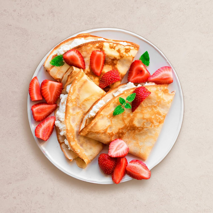 Ufesa Crêpes-Maker Dolcevita 1000W, Antihaftplatte 30cm, Einstellbare Temperaturregelung, Kontrollle