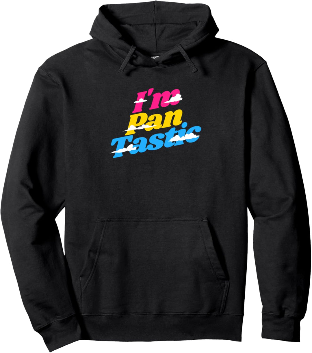 Pan Tastic Pansexuelle Stolz LGBTQ Retro Subtile Stolz Flagg Pullover Hoodie