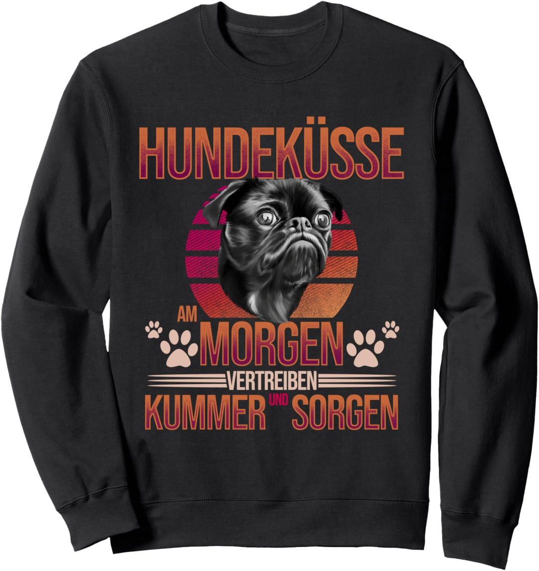 Mops Hund Haustier Geschenk Hunderasse Sweatshirt