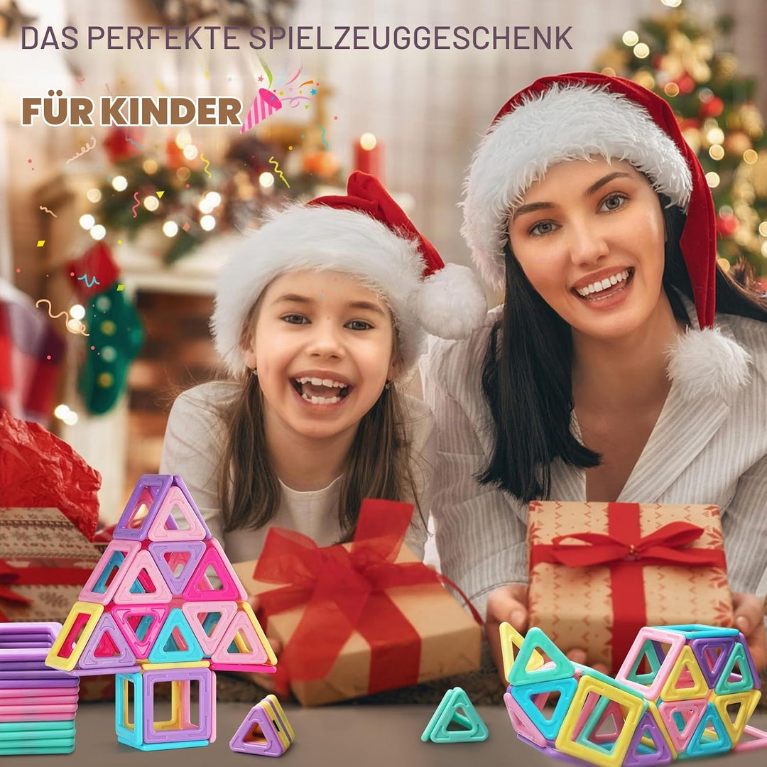Magnetspielzeug Magneten Kinder Magnetbausteine Spielzeug ab 3 4 5 6 7 8 Jahre alte Mädchen Junge Fa