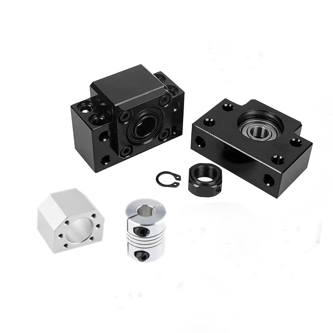 CNCYEAH SFU1605 1050 mm Kugelumlaufspindel RM1605 + Kugelgewindemutter mit BK12 / BF12 Unterstützung