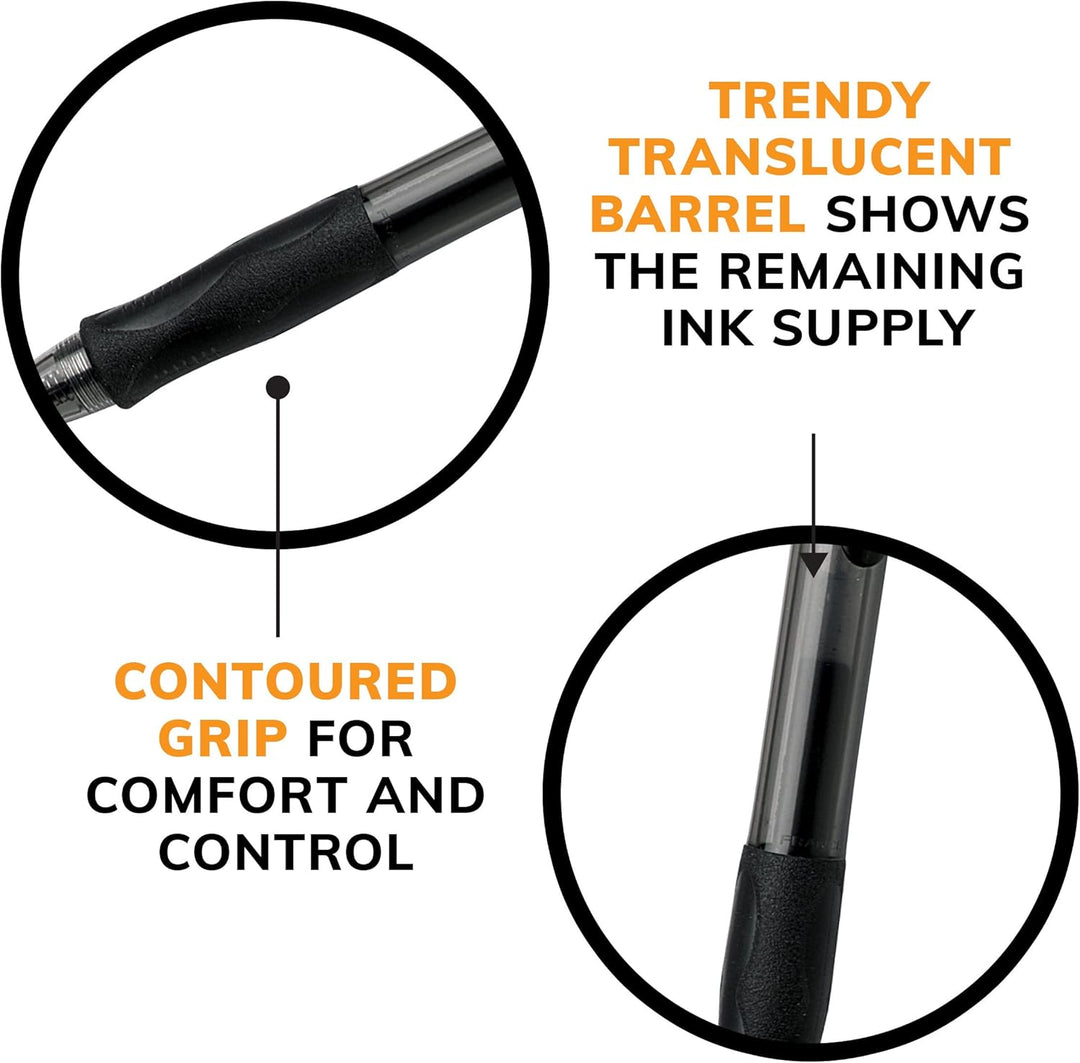 BIC Gel-ocity Retractable Gel Pen, Medium Point (0.7 mm), Black, 4-Count by BIC 4 stück (1er Pack) S