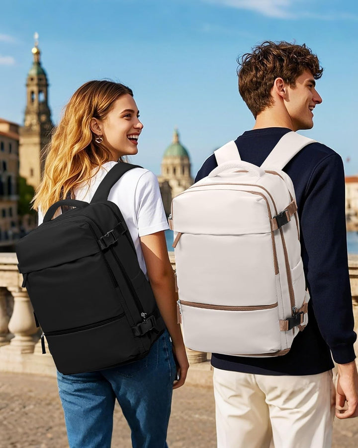 SZLX Grosser Reiserucksack Damen,Vakuum Rucksack mit Pumpe Ryanair Handgepäck 40x30x20 Herren, Wizza