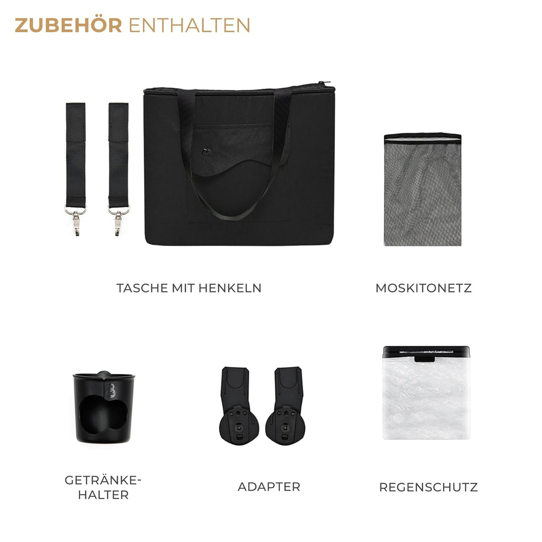 Kinderkraft YOXI Kinderwagen, buggy von Geburt bis 22 kg, Einfach Zusammenklappe, Undurchdringlichen