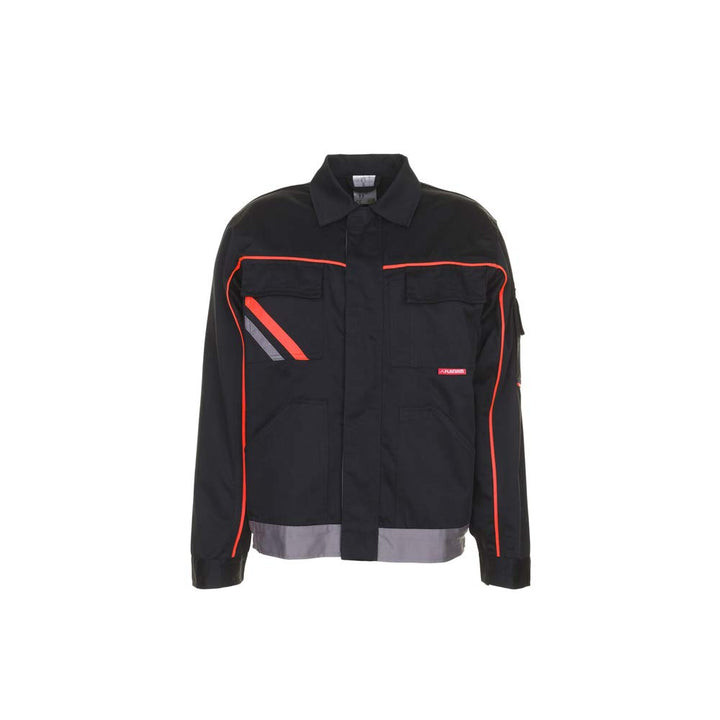 Planam Grösse 68 Herren Visline V2 Bundjacke schwarz orange zink Modell 2481