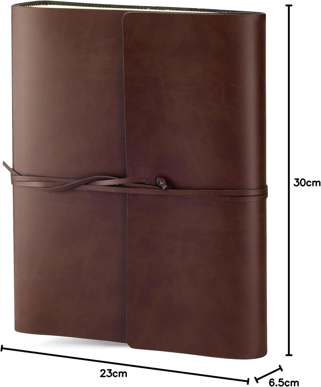 BELCRAFT Vietri Fotoalbum aus recyceltem Leder, Handgearbeitet in klassischem italienischem Stil, Ge