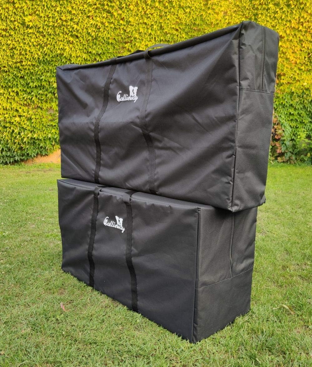 Callieway Turnier Agility Mauer „Bounce Over - Soft“ – alle FCI Sprunghöhen (gelb/blau), gelb/blau