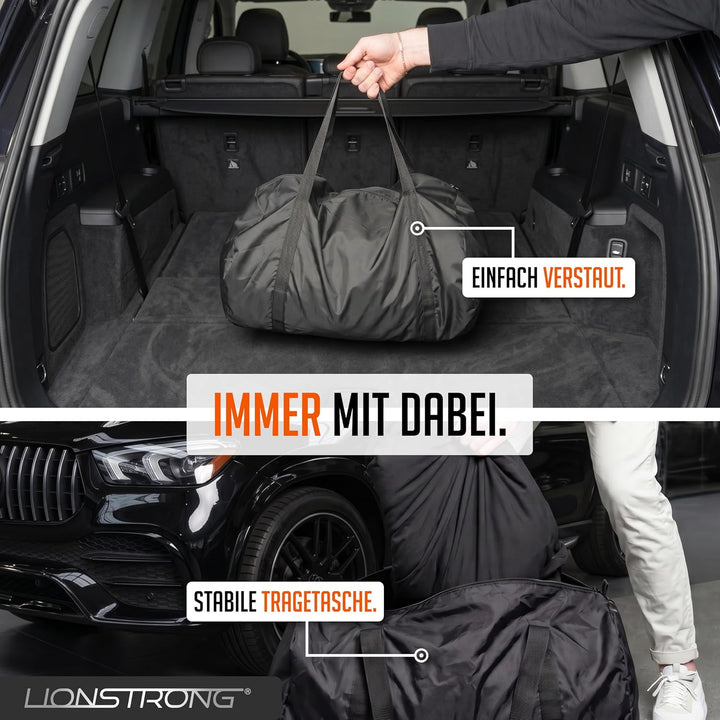 LIONSTRONG® Autoabdeckung Innenraum [HOCHWERTIGER Stoff 220 G/M²] - SUV-XL 7) SUV-XL, 7) SUV-XL