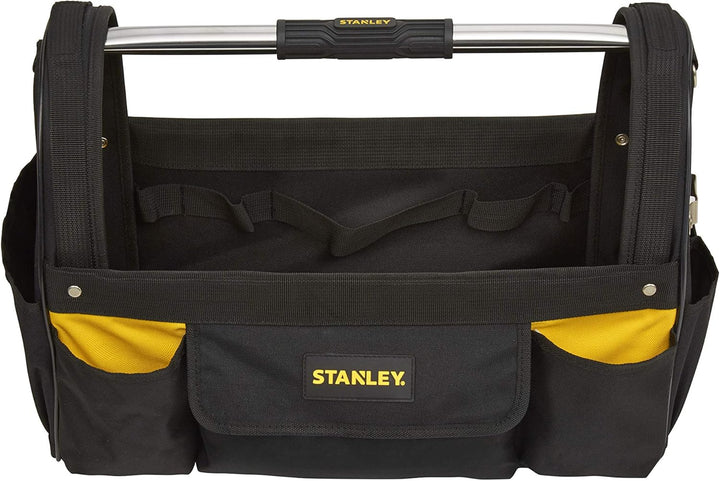Stanley Werkzeugtrage (47 x 34,3 x 22,9 cm, offene Box aus 600 Denier Nylon mit verstellbarem Schult