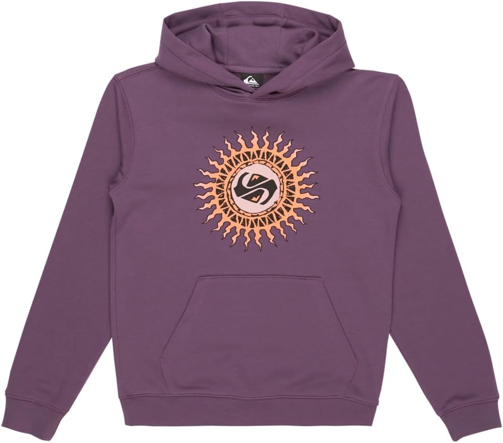 Quiksilver Jungen Graphic Hoodie Youth Pullover (1er Pack) 10 Jahre Vintage Violet, 10 Jahre Vintage