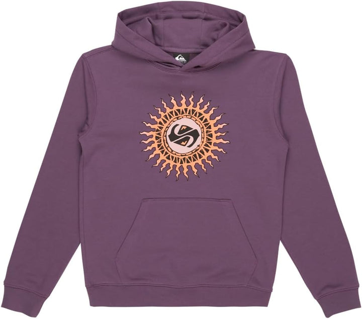 Quiksilver Jungen Graphic Hoodie Youth Pullover (1er Pack) 10 Jahre Vintage Violet, 10 Jahre Vintage