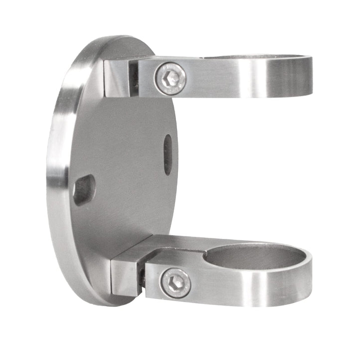 Wandanker Edelstahl Pfostenhalter V2A Geländerpfosten Rohrhalter Wandhalter (1 Stück, Ø 42,4) Rohrdu