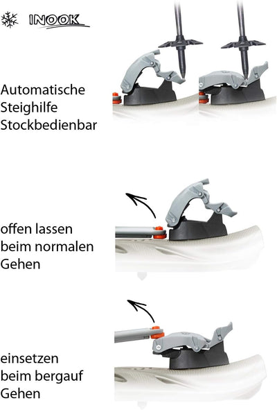 Inook Alpin OXL Schneeschuhe I Schneeschuhe mit Steighilfe I Schneeschuhe Herren & Schneeschuhe Dame