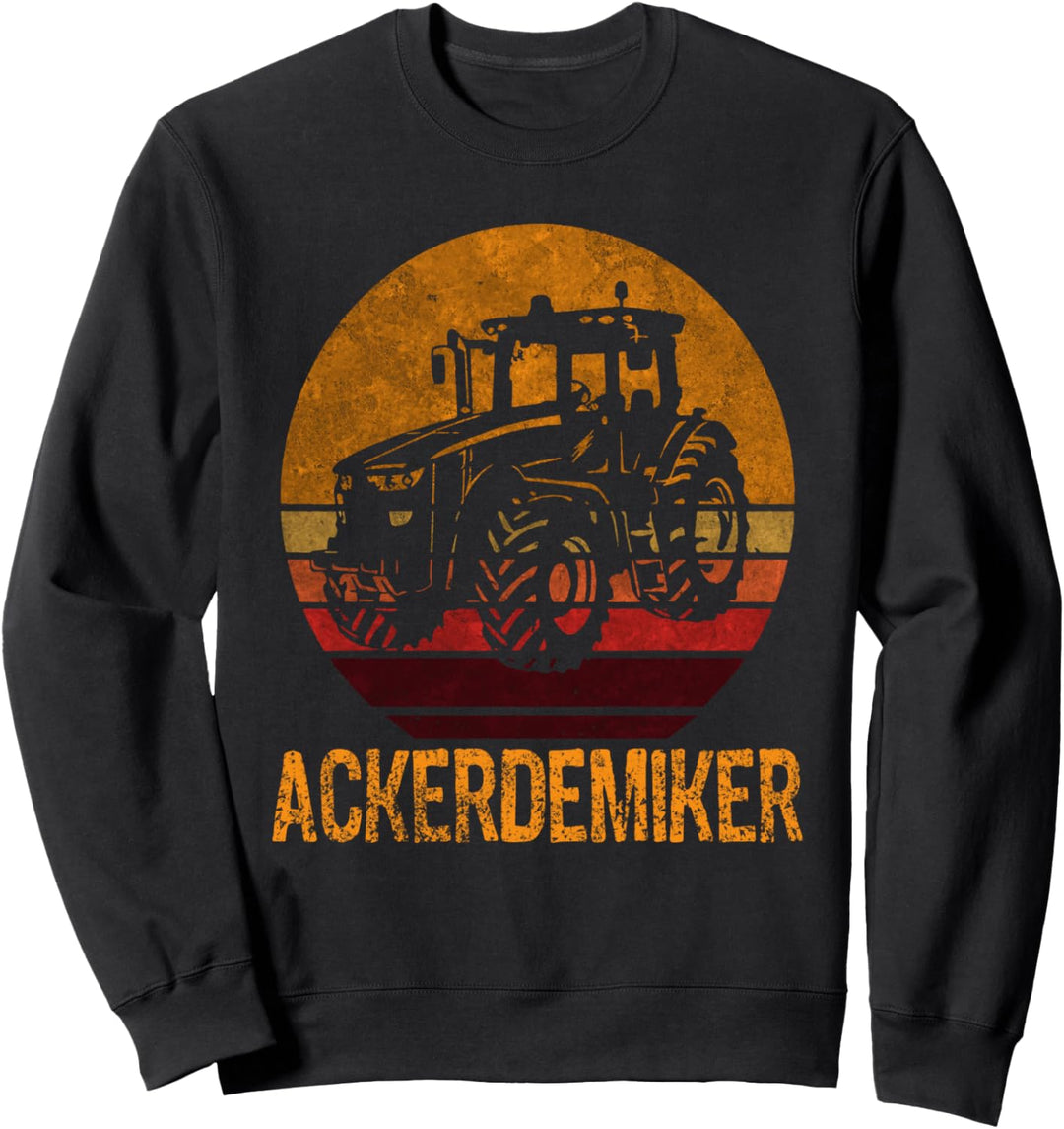 Landwirt Geschenk Bauernkind Vintage Retro Ackerdemiker Sweatshirt