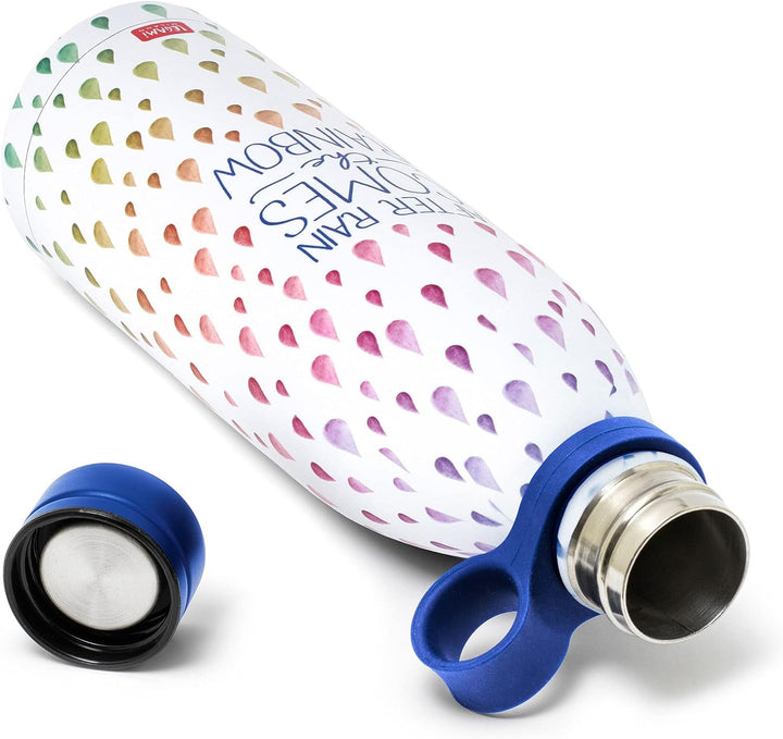 Legami - Thermoflasche, 800 ml, leichte und robuste Trinkflasche, luftdicht, 12 Stunden heisse Geträ