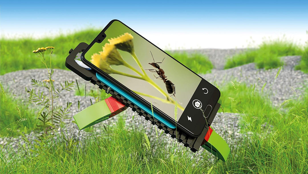 Die Smartphone-Lupe für junge Entdecker - fischertechnik Smart SuperZoom - Gegenstände werden durch
