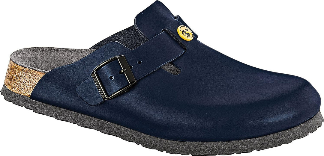 BIRKENSTOCK Boston Unisex Schuh Boston Antistatik/Naturleder SCHWARZ Gr. 39 - normales Fussbett 38 E