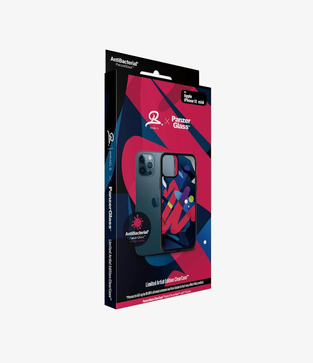 PanzerGlass™ ClearCase Stossfest Hülle Kompatibel für iPhone 12 Mini- Limited Artist Edition ClearCa