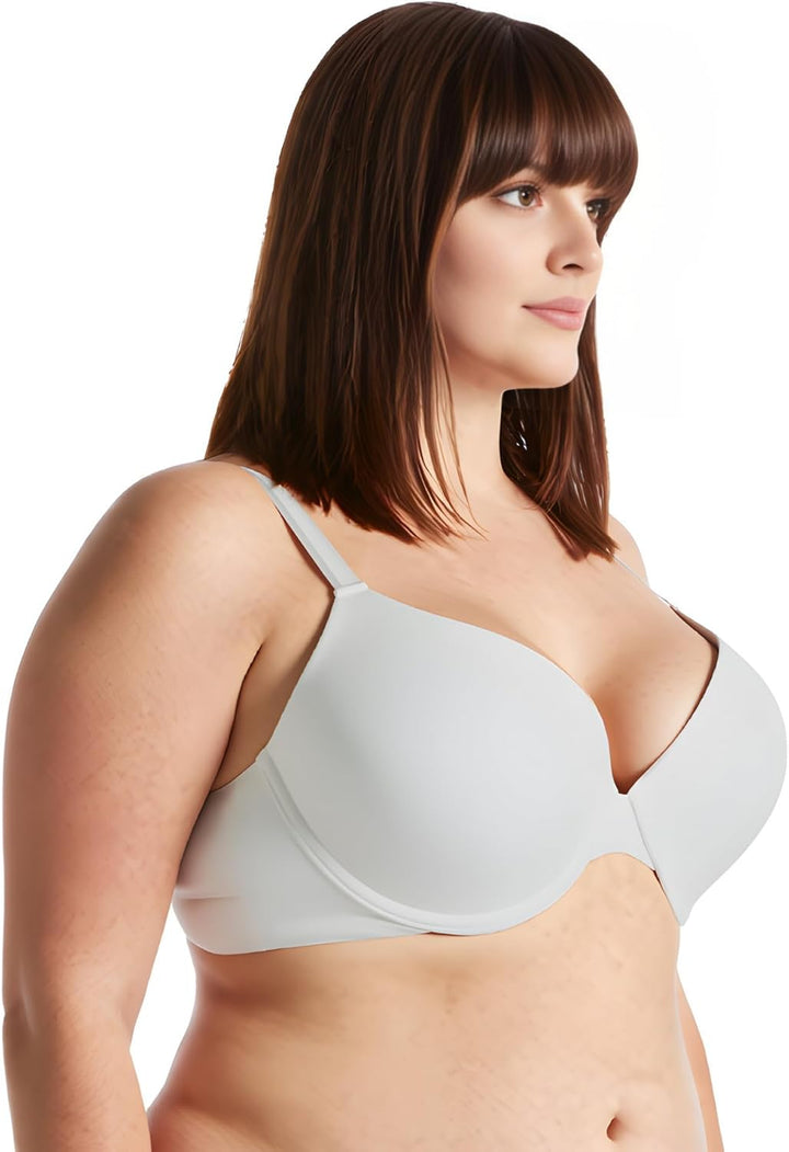 Curve Muse Damen Übergrösse Vollständige Abdeckung Bügel vorne schliessen BHs-1PK oder 2PK 70C Licht