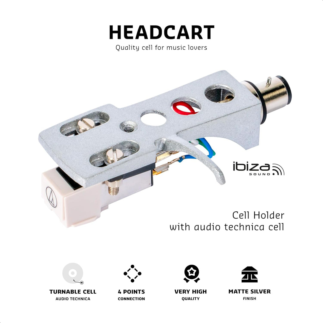 Ibiza - HEADCART - Handyhalterung mit TECHNICA®-Audiozelle - Silber Single, Single