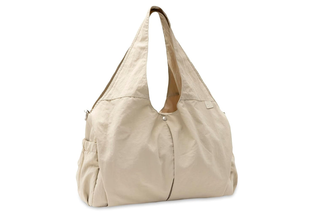 Jollein Wickeltasche Urban – Warm Sand – Moderne Wickeltasche – Wasserabweisend &amp; Pflegeleicht – Mit
