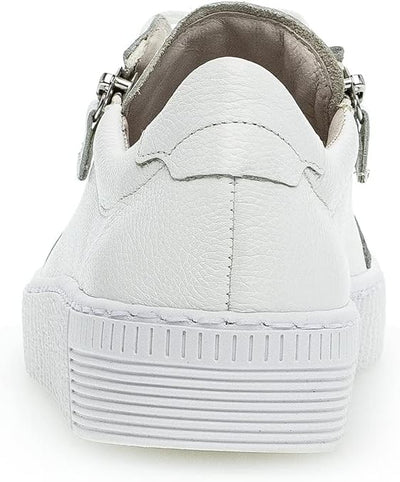 Gabor Damen Low-Top Sneaker | Frauen Halbschuhe | Wechselfussbett | Best Fitting 37 EU Weiss 21, 37