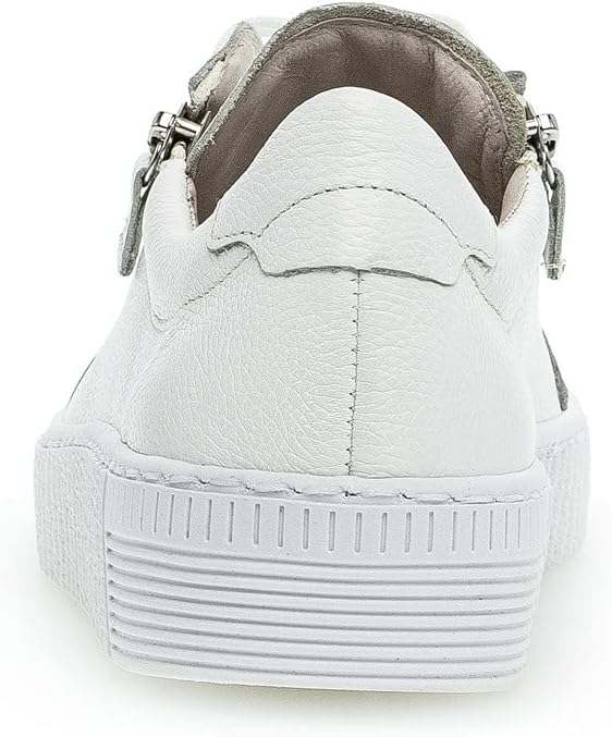 Gabor Damen Low-Top Sneaker | Frauen Halbschuhe | Wechselfussbett | Best Fitting 37 EU Weiss 21, 37