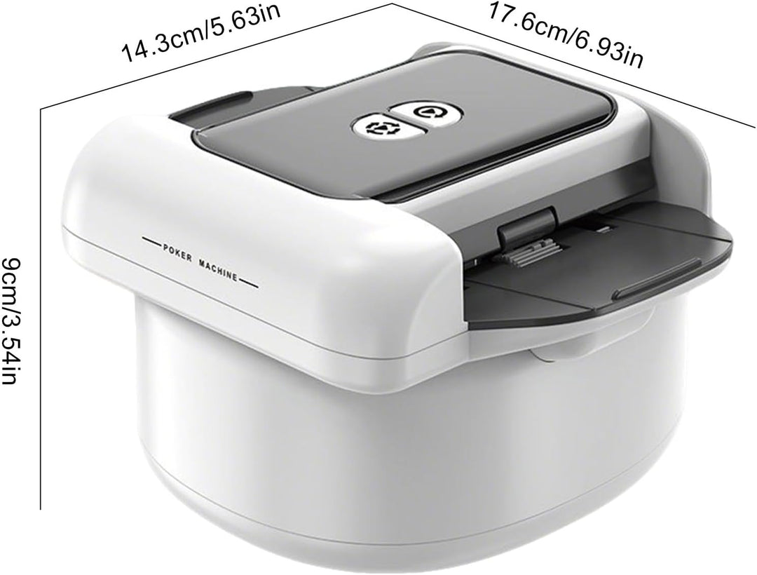 Automatischer Kartenmischer, Für 1-2 Spielekartensets, Wiederaufladbarer Automat mit Zwei Modi für P