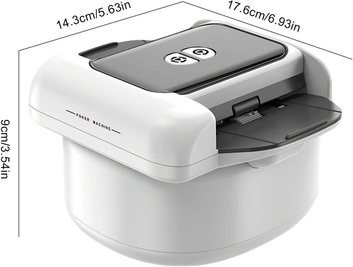 Automatischer Kartenmischer, Für 1-2 Spielekartensets, Wiederaufladbarer Automat mit Zwei Modi für P