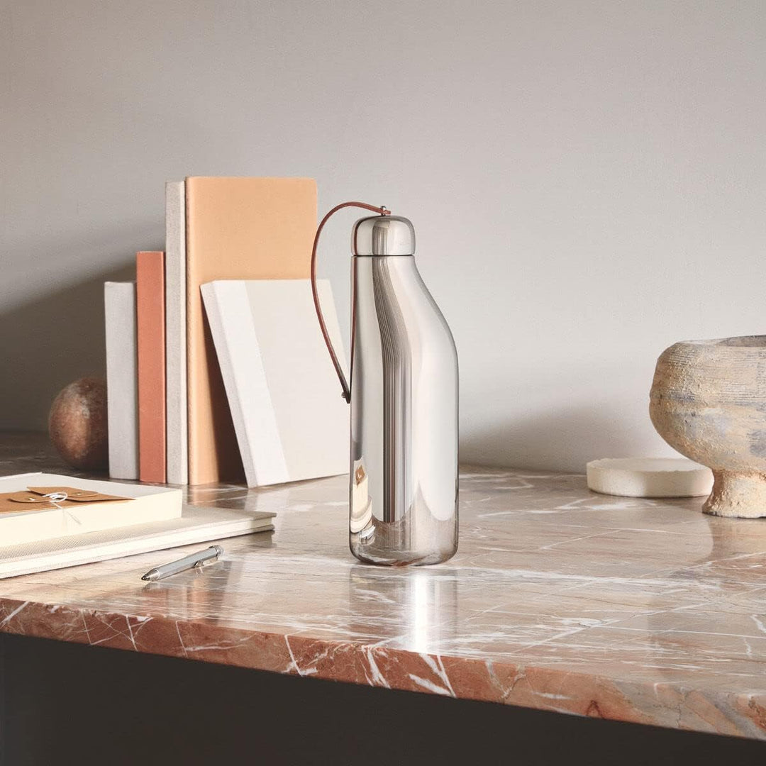 Georg Jensen Sky Trinkflasche Hochglanzpolierter Edelstah von Aurélien Barbry