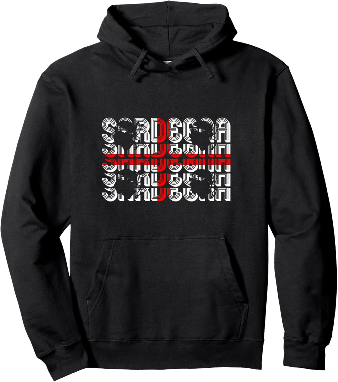 Sardegna Flagge Fahne Italien Urlaub Sardinia Sardinien Pullover Hoodie