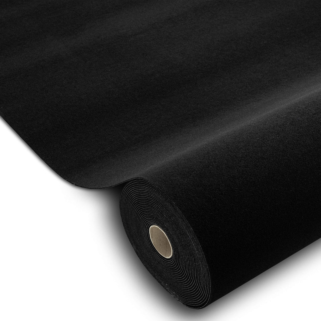 rugsx Teppichboden Auto Triumph 990 schwarz, Autoteppich zur Auskleidung, Fertigmass 110x200 cm 110x