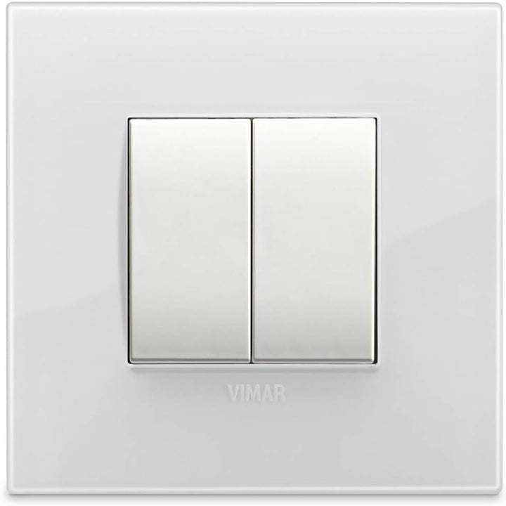 VIMAR 0K03906.05 Set Friends of Hue enthält Steuerung, Rahmen weiss, Tasten weiss und Abdeckrahmen A