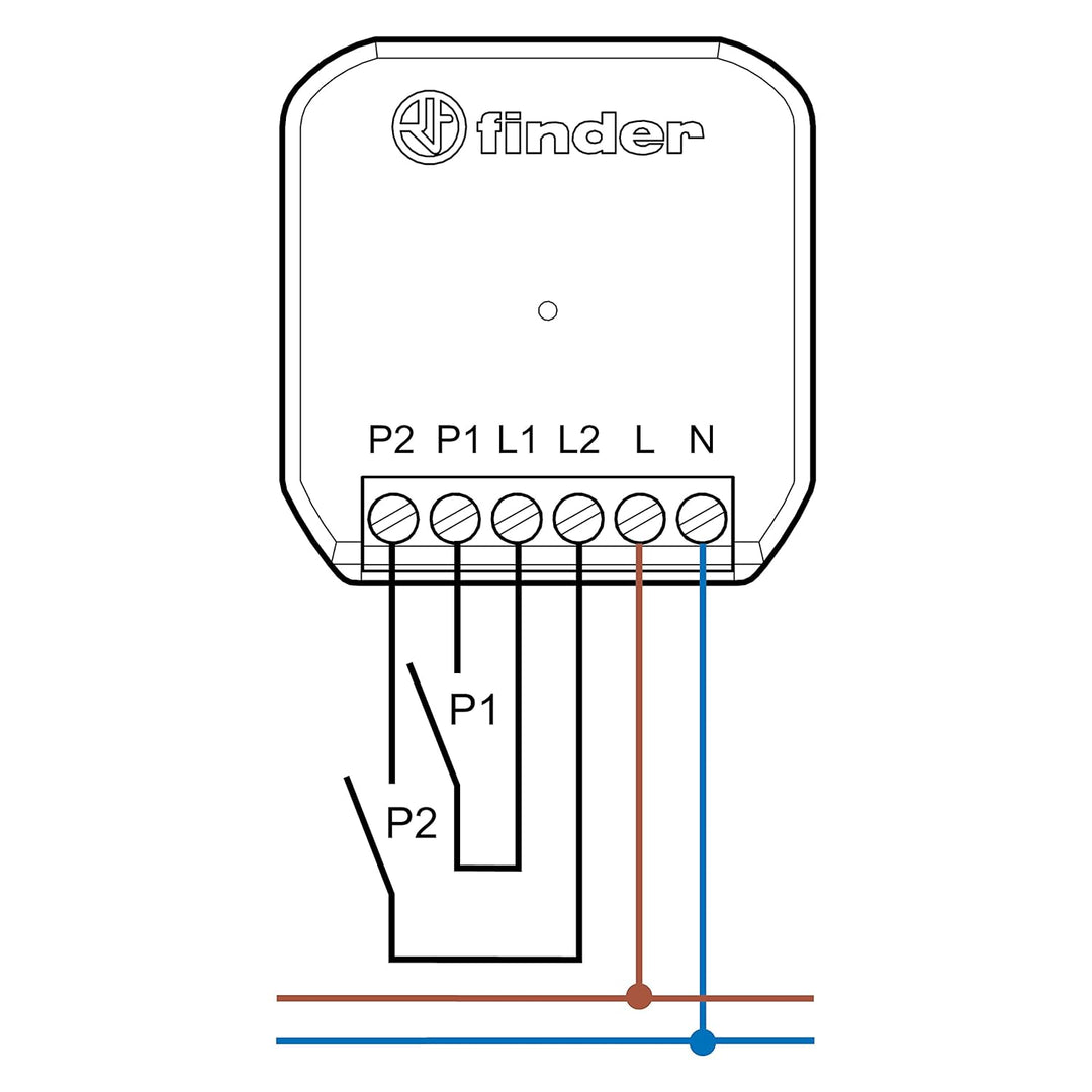 Finder 1YP28230B000 1Y Zubehör YESLY, 230 V, Standard, YESLY 2 Input, Bluetooth BLE, AC, 50/60Hz