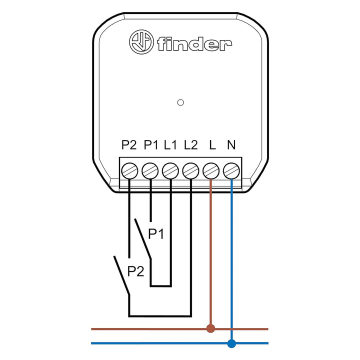 Finder 1YP28230B000 1Y Zubehör YESLY, 230 V, Standard, YESLY 2 Input, Bluetooth BLE, AC, 50/60Hz