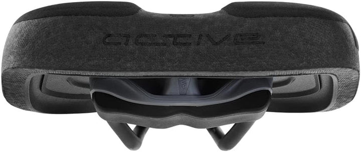 SQlab Unisex – Erwachsene GmbH Trekking Fahrradsattel 14 cm Schwarz, 14 cm Schwarz