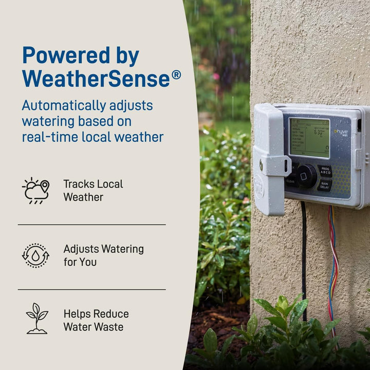 Orbit 57946 B-hyve Smart 6-Zonen-Sprinkler-Controller für drinnen und draussen, kompatibel mit Alexa