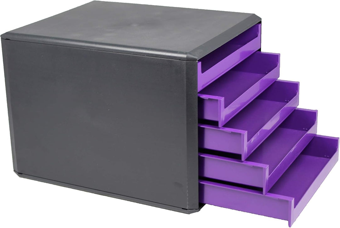 Schubladenbox, Gehäuse Anthrazit, Berry-Violett Gehäuse Anthrazit Berry-violett, Gehäuse Anthrazit B