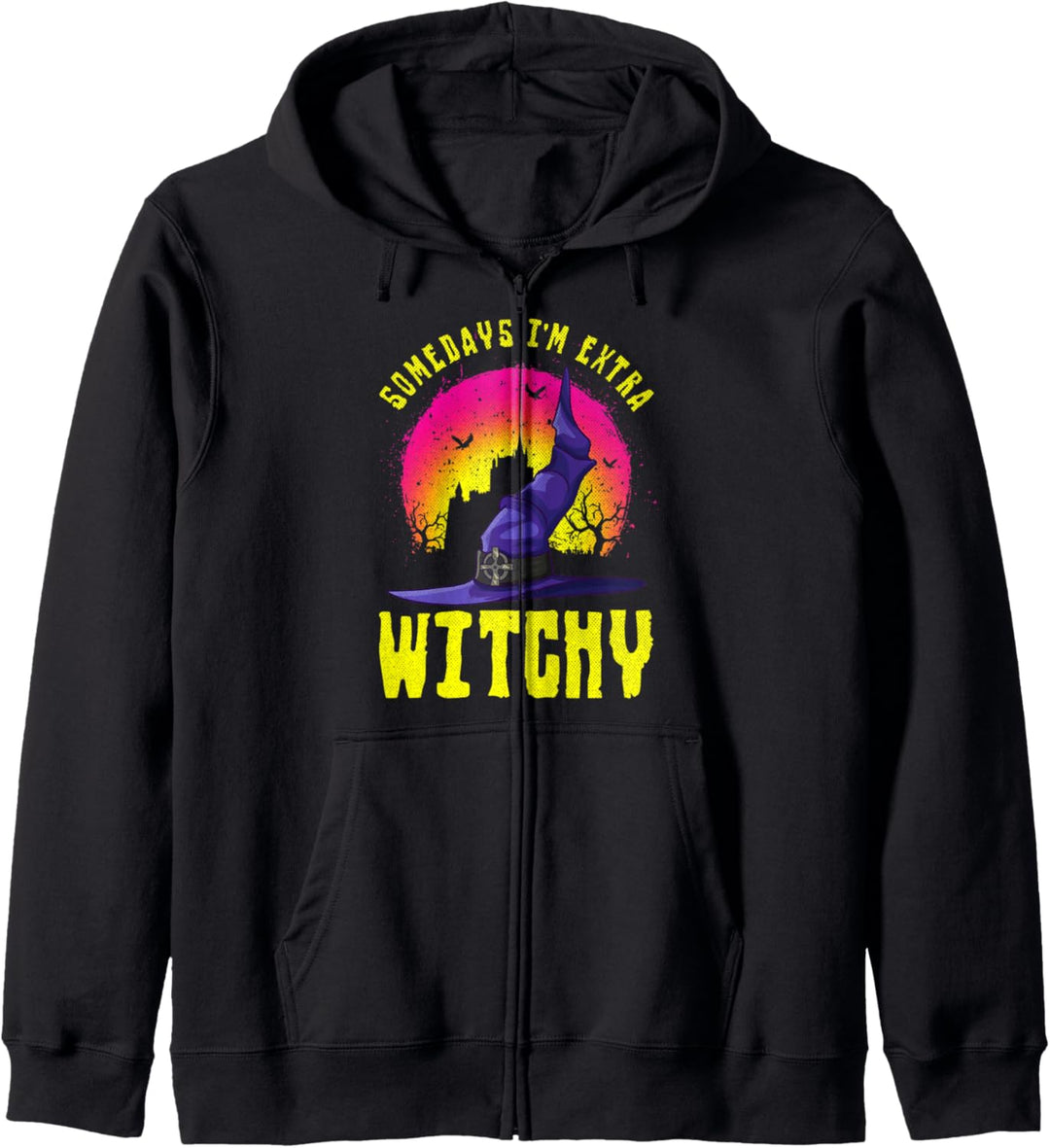 Hexenhaftes Halloween Kapuzenjacke