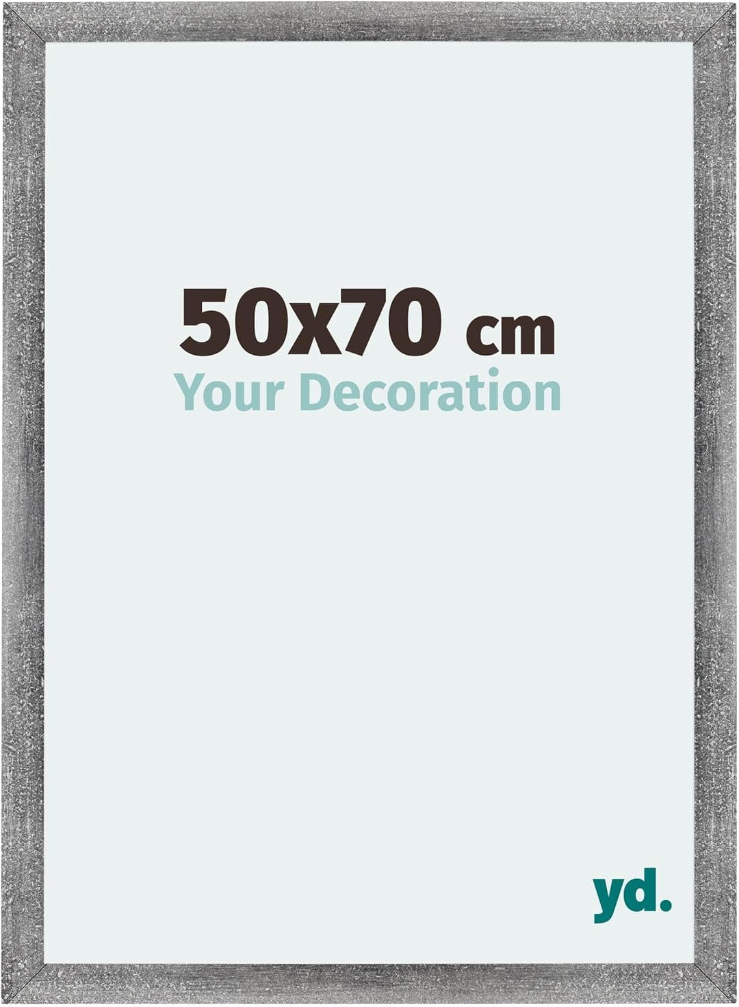 yd. Your Decoration - Bilderrahmen 50x70 cm - Bilderrahmen aus MDF mit Acrylglas - Antireflex - Ausg