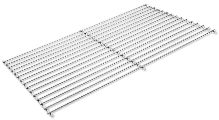 DEOS Edelstahl Grillrost Verstellbar - Robustes Rostfreies Stahl 48x30cm - Anpassbar für Innen- und